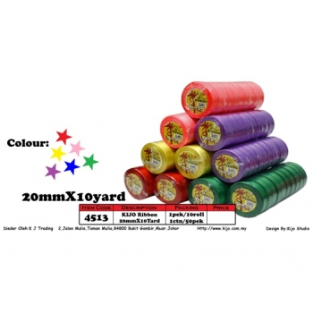 4513 Kijo 20mm Ribbon Purple